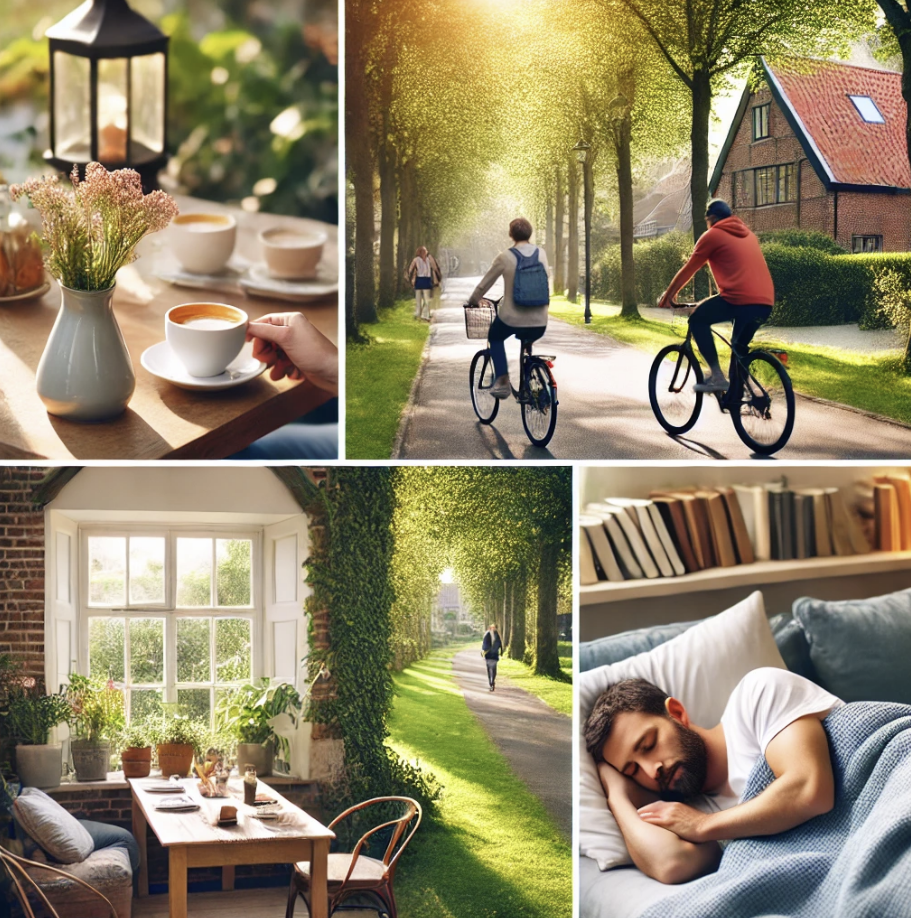 피로 덜 느끼는 유럽인들