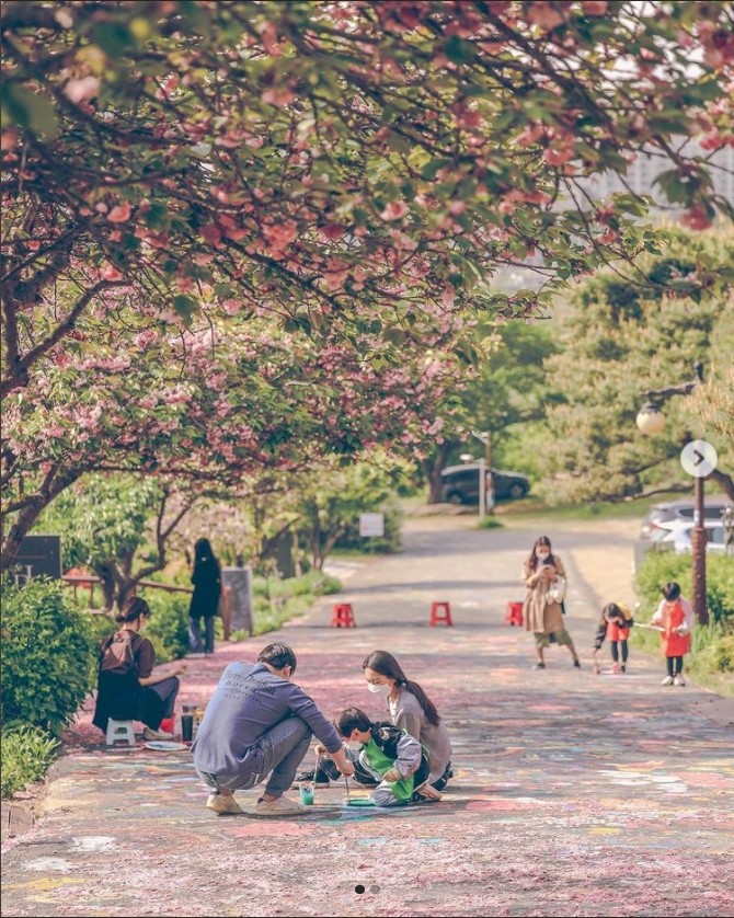 당림미술관 바닥화