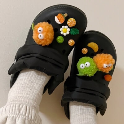 귤 장식으로 꾸민 크록스 2