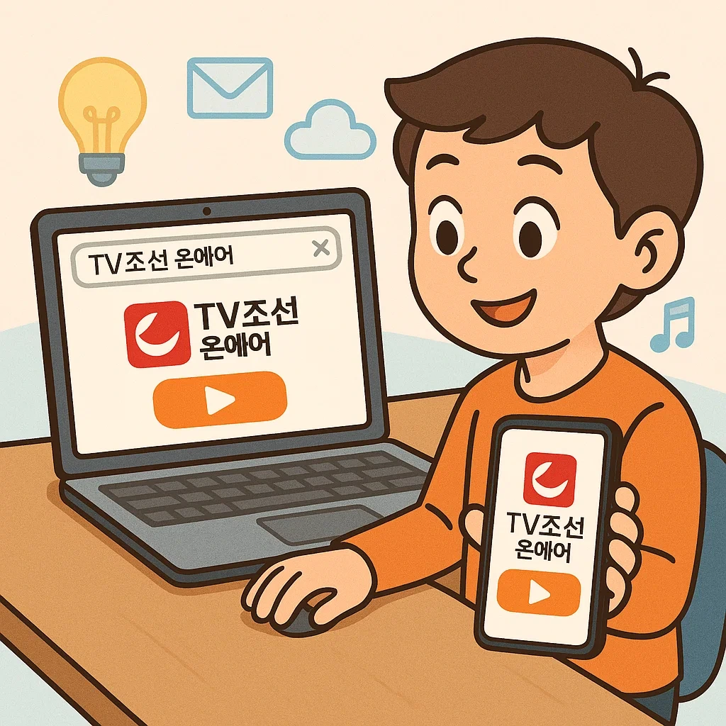 TV조선 온에어 앱 없이 시청하는 법