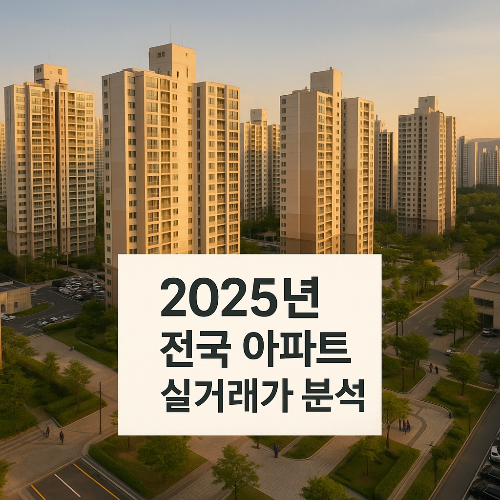 2025년 전국 아파트 실거래가 분석