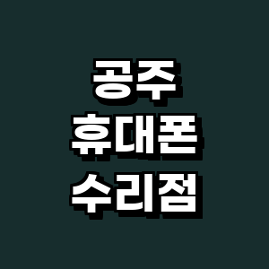 공주시 휴대폰수리