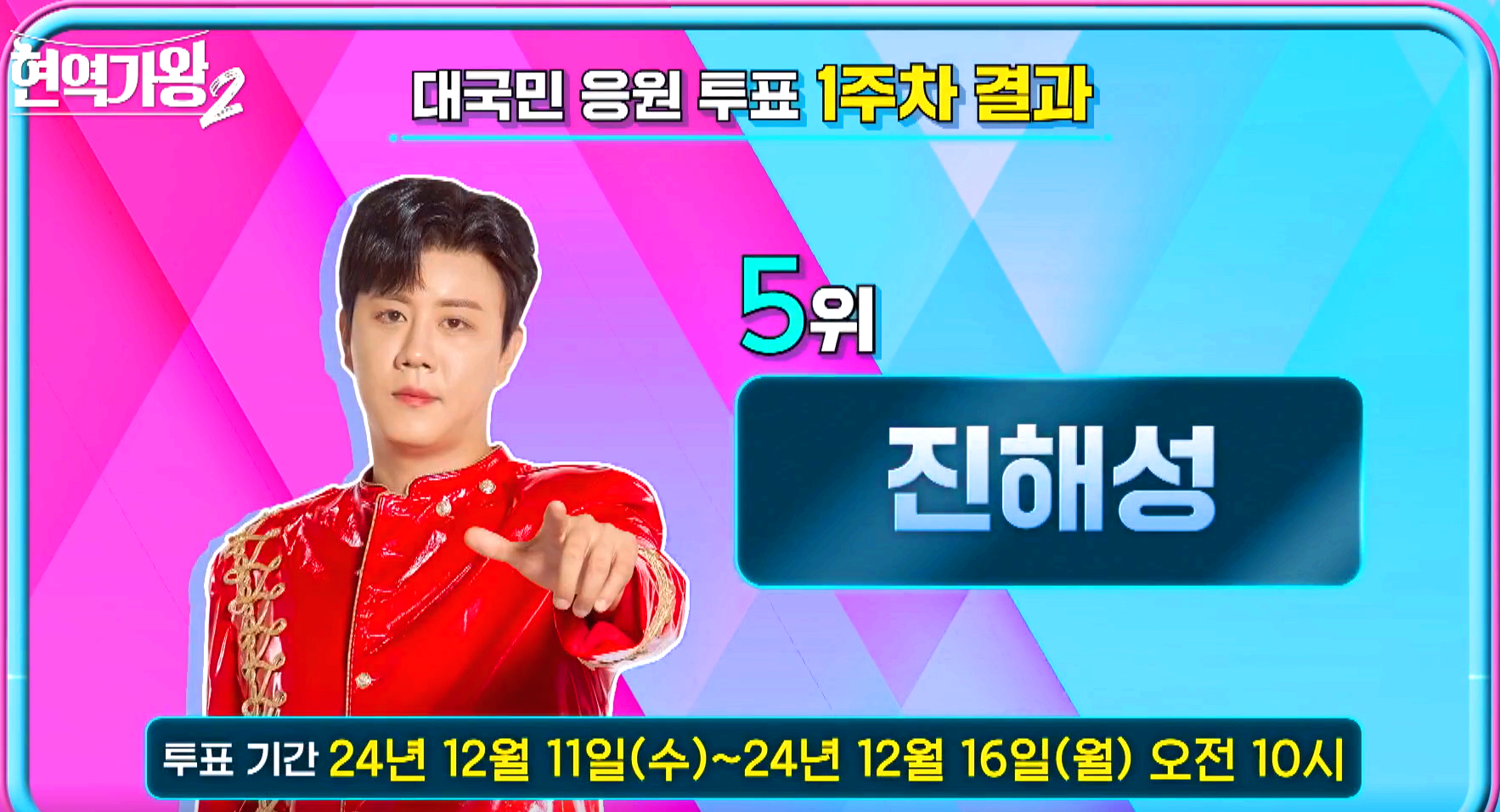 현역가왕 2 대국민 응원 투표