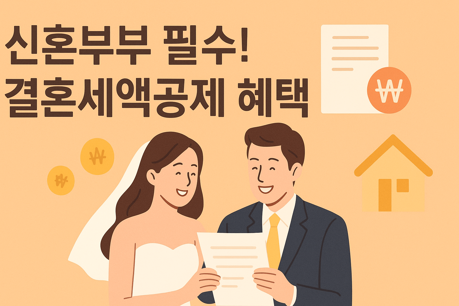 신혼부부 혼인신고 세제혜택