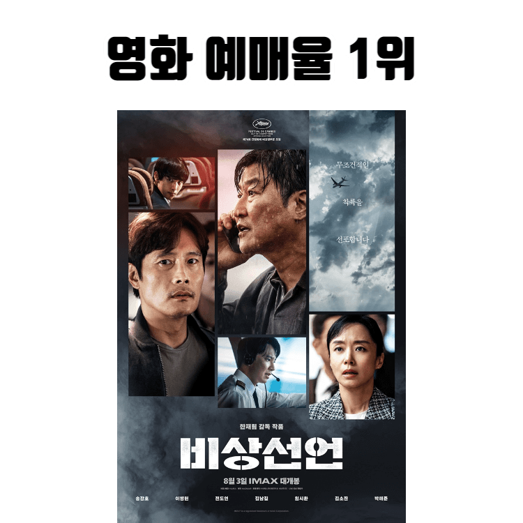 영화 예매율 비상선언 1위