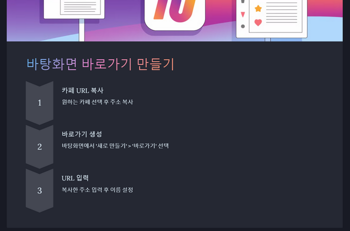 바로가기-만들기-과정