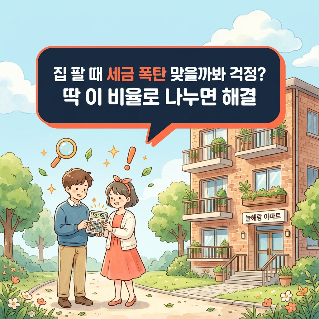 부부 공동명의 아파트 양도소득세 절세 효과