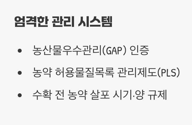 잔류 농약, 너무 걱정하지 마세요