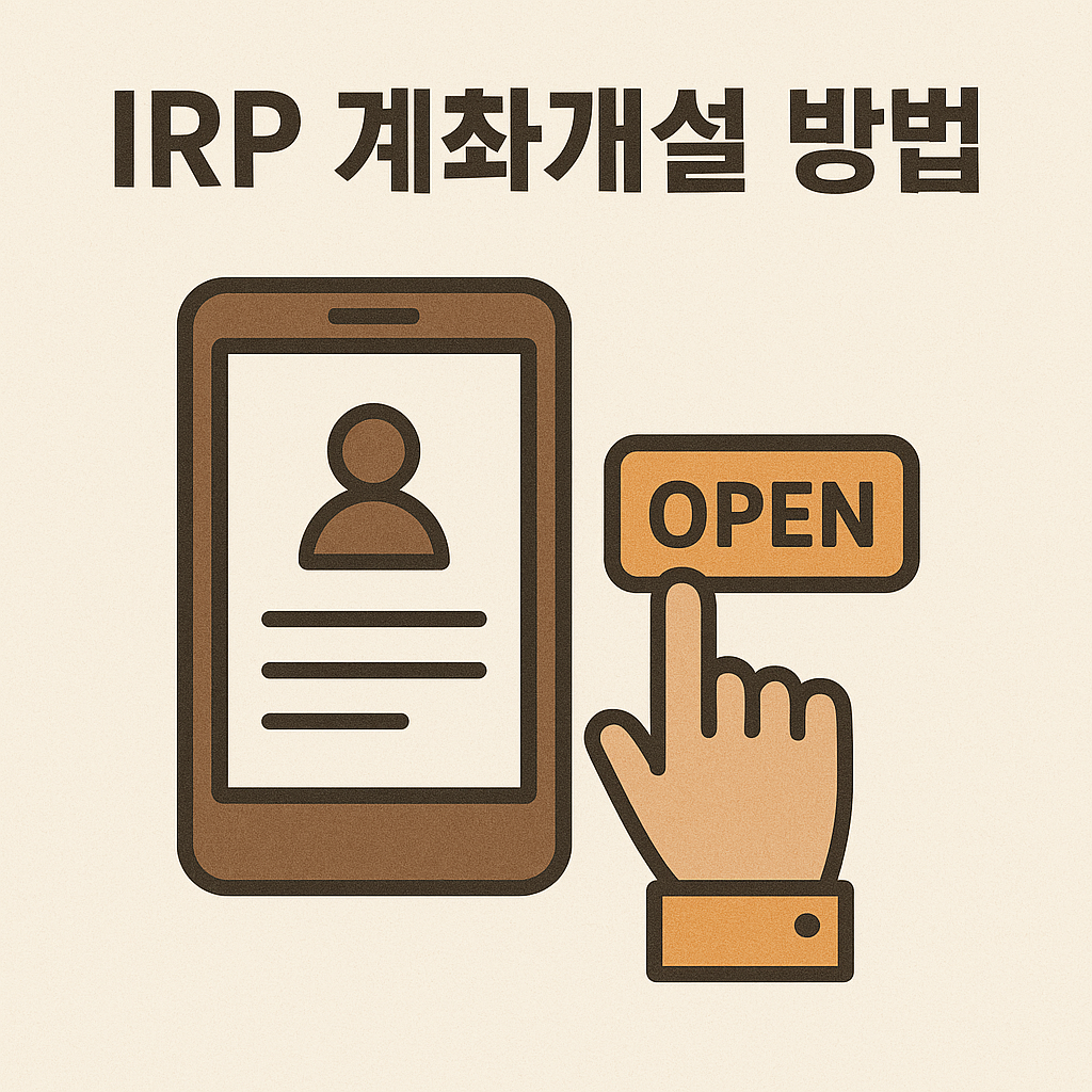 IRP 계좌 개설 방법