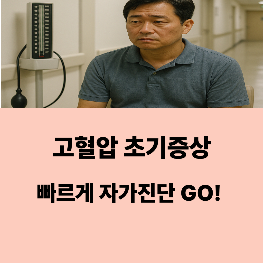 고혈압 초기증상 총정리