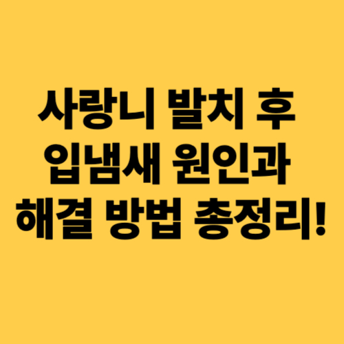 사랑니-발치후-입냄새원인-해결방법-총정리