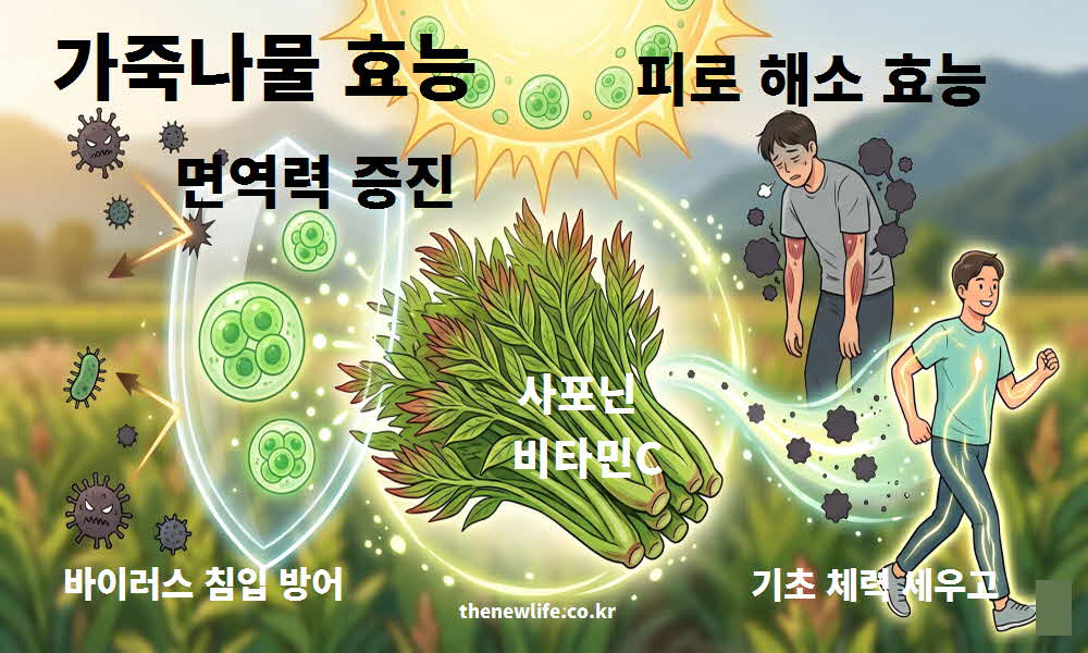 가죽나물 효능 면역력 증진 피로 해소