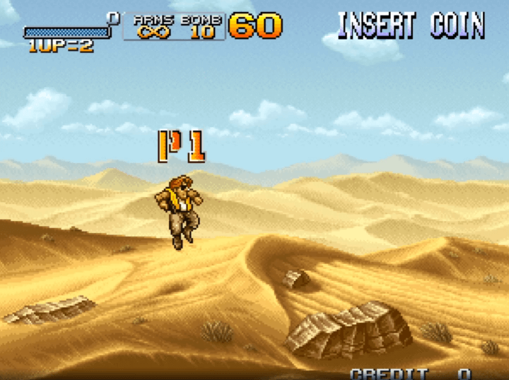 메탈슬러그2-오락실게임-시작-화면