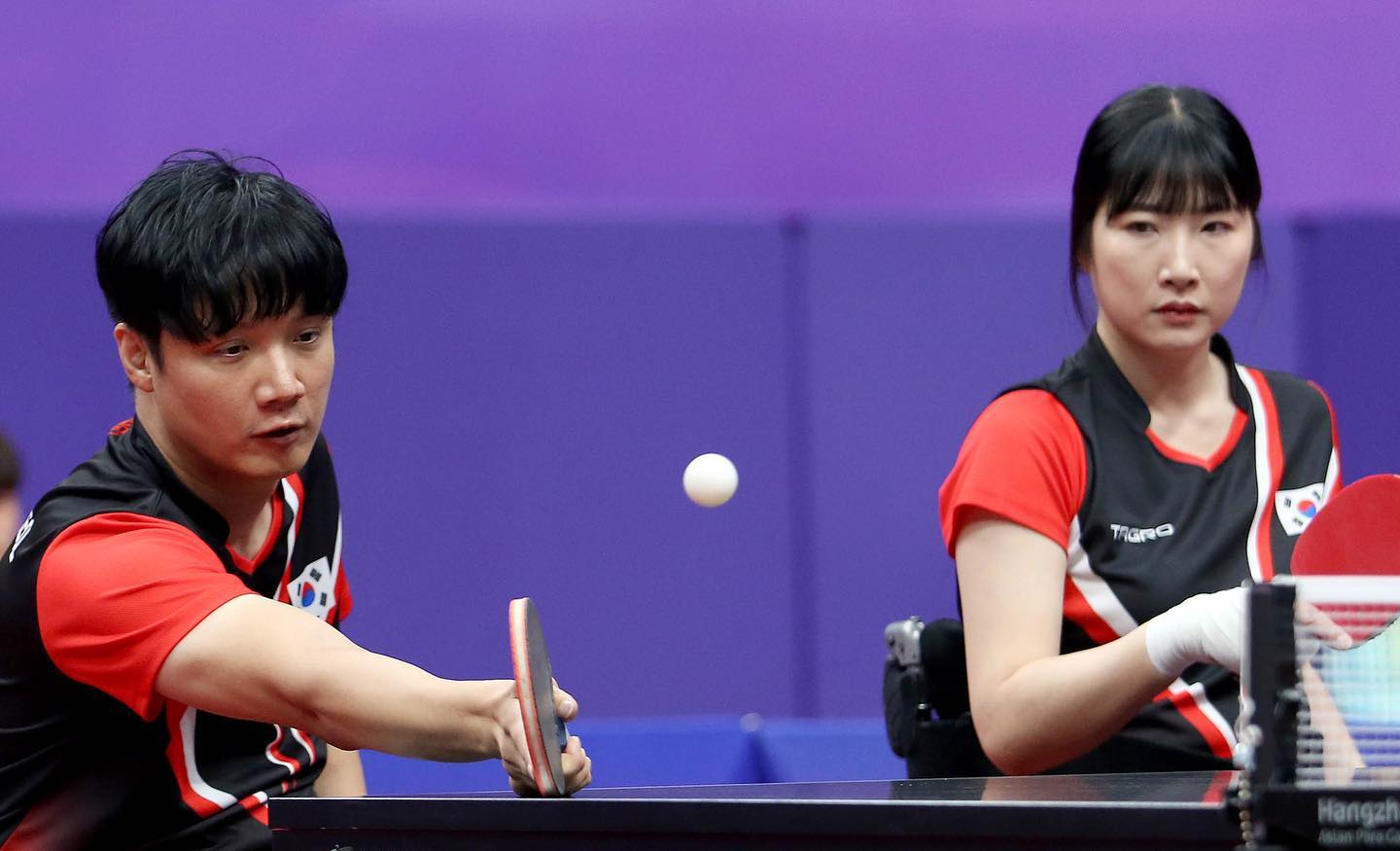 항저우 장애인 아시안게임_탁구_혼복_금메달