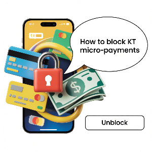 KT 소액결제 차단·해제방법 이미지