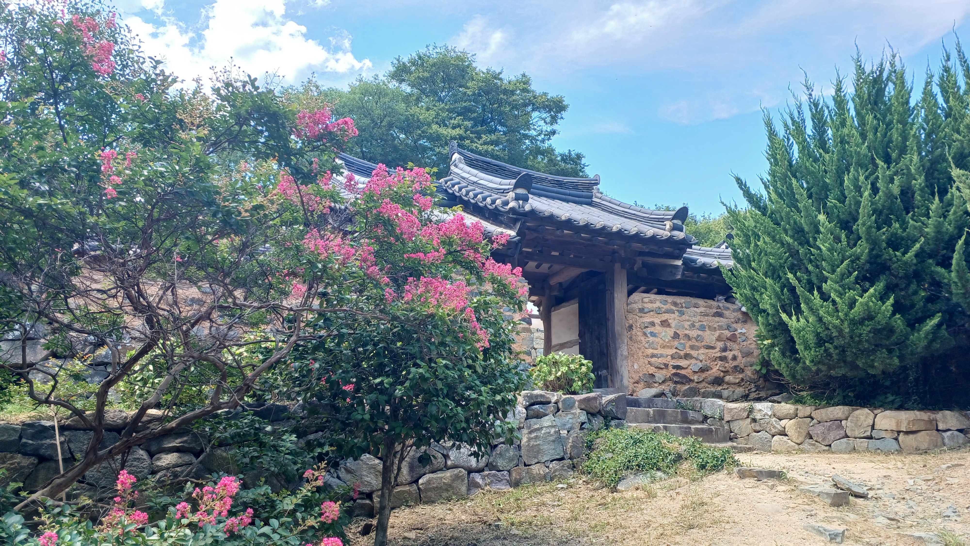 월연정 입구