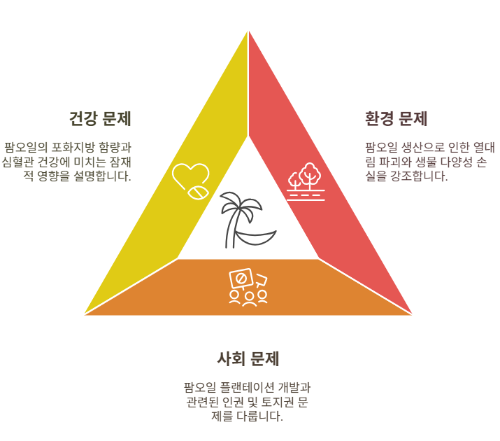 팜오일 생산의 환경적, 사회적, 건강적 영향