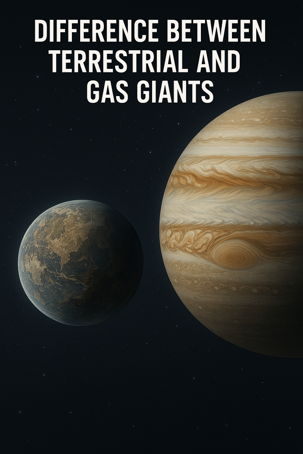 지구형 행성, 가스형 행성 이미지