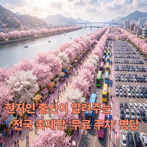 4월 개막 '지역별 봄 축제' 실패 없는 방문 시간대와 주차 꿀팁