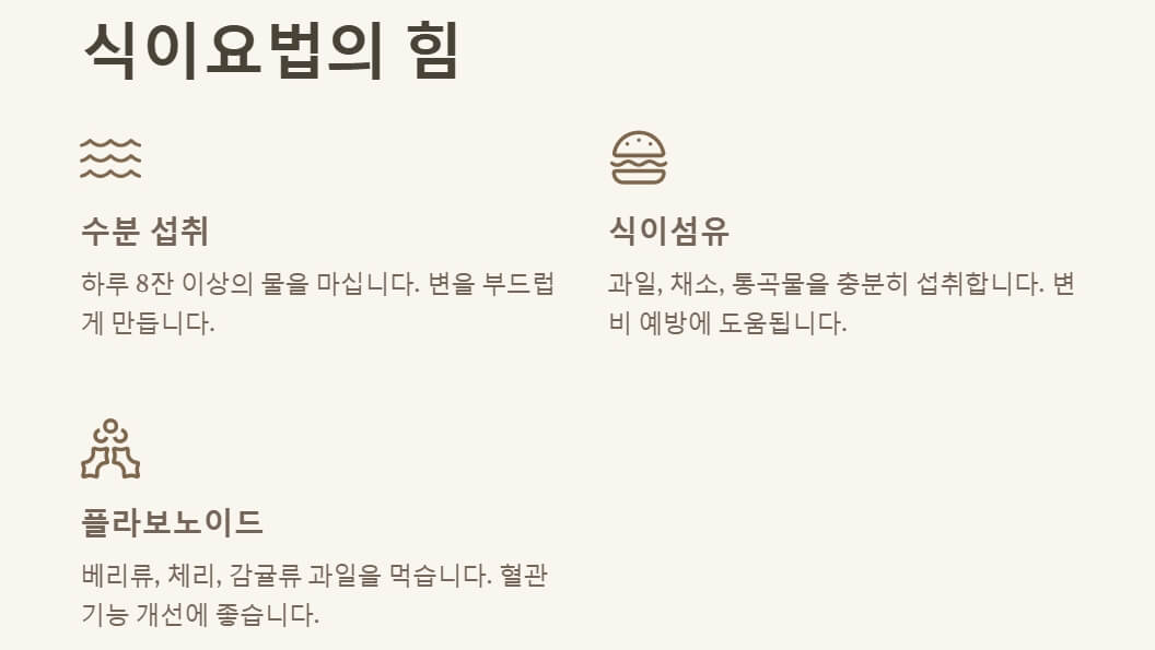 치질 증상 자가치료법