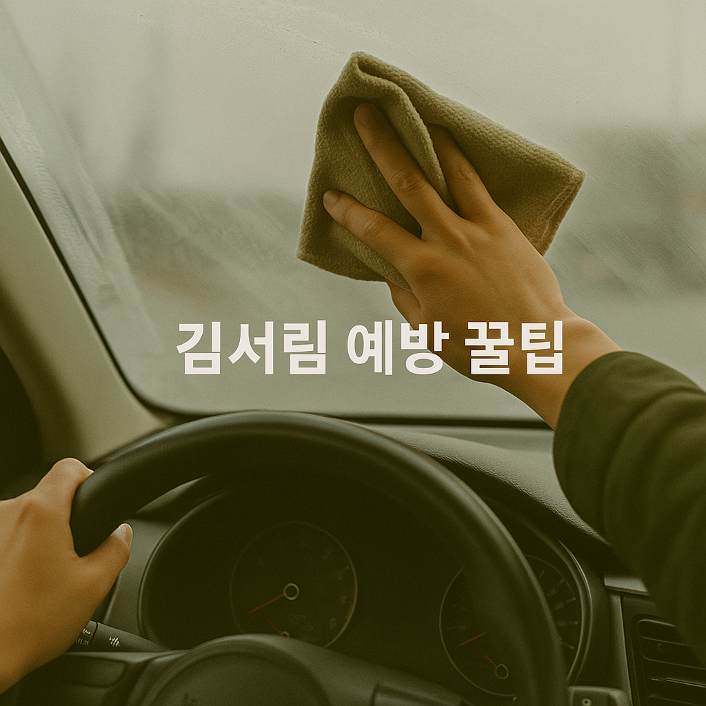 겨울철 시야 확보 끝! 🚘 자동차 김서림 완벽 예방 꿀팁