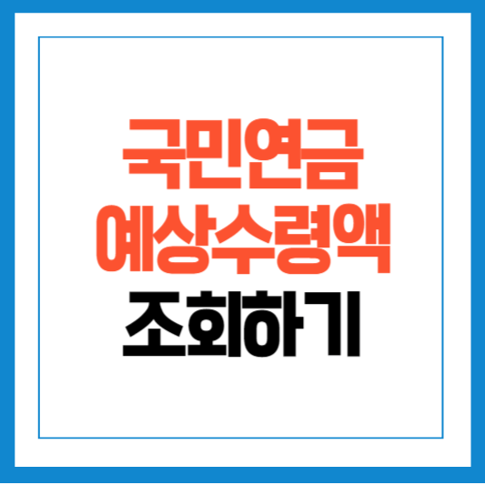 국민연금 예상수령액