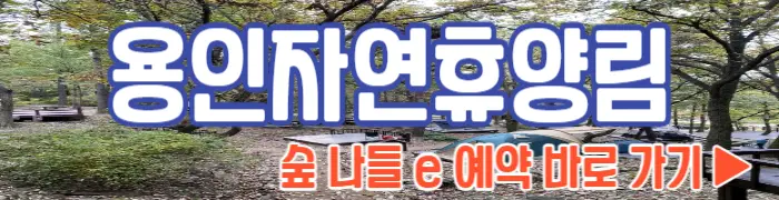 용인 자연휴양림 예약하기