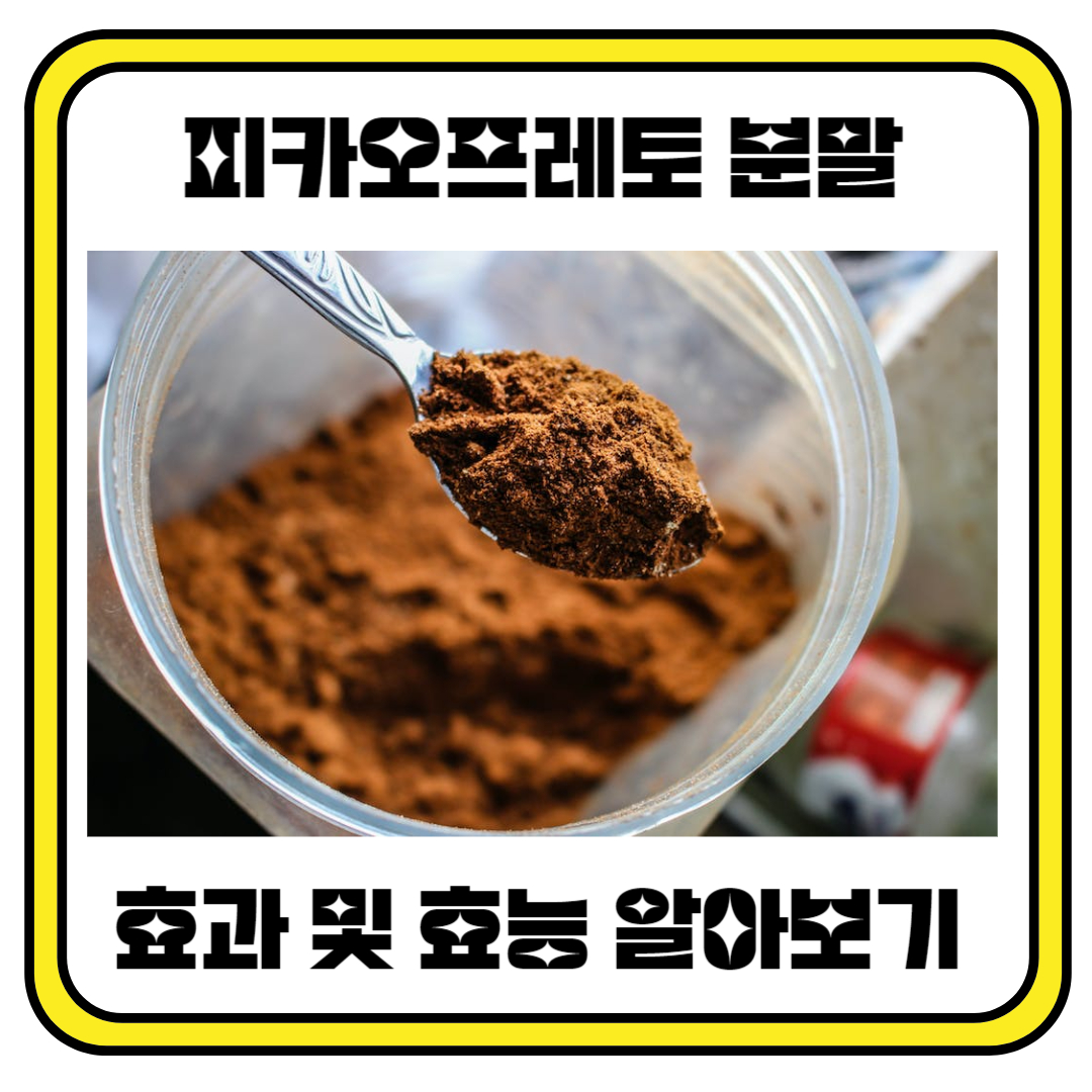 피카오프레토 분말 등 복합물에 효과 및 효능 알아보기