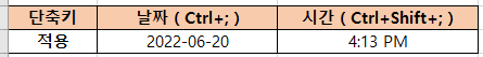 단추키를 이용한 날짜 입력