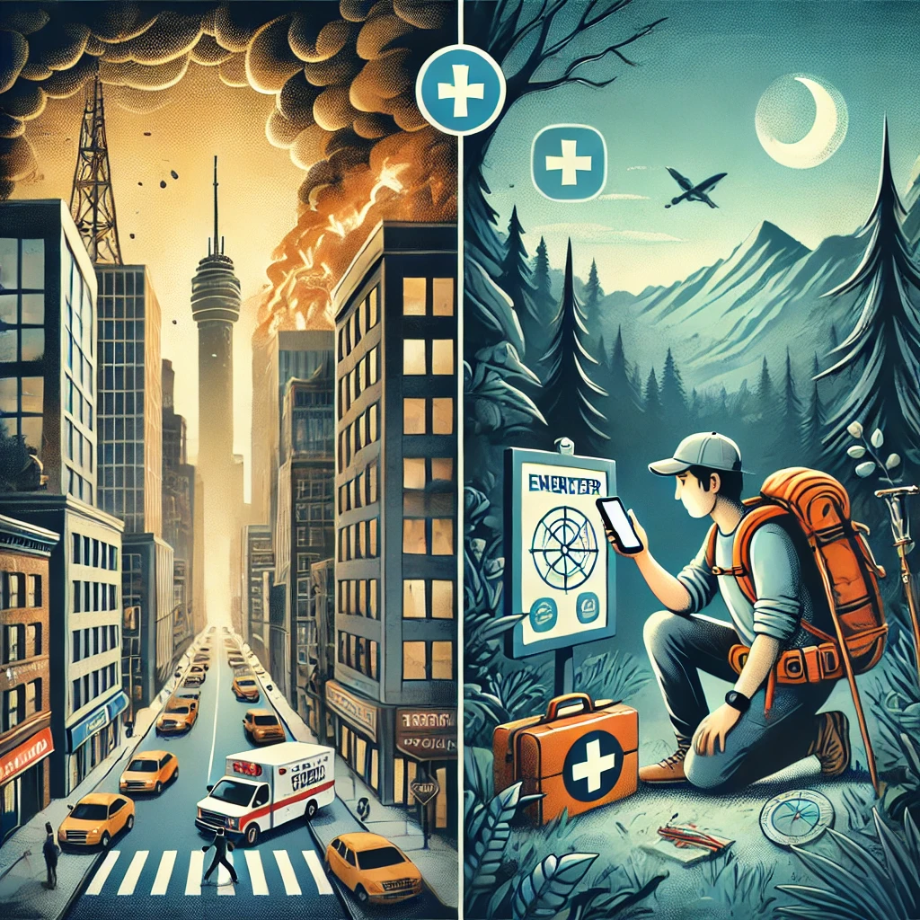 도시와 자연 비교