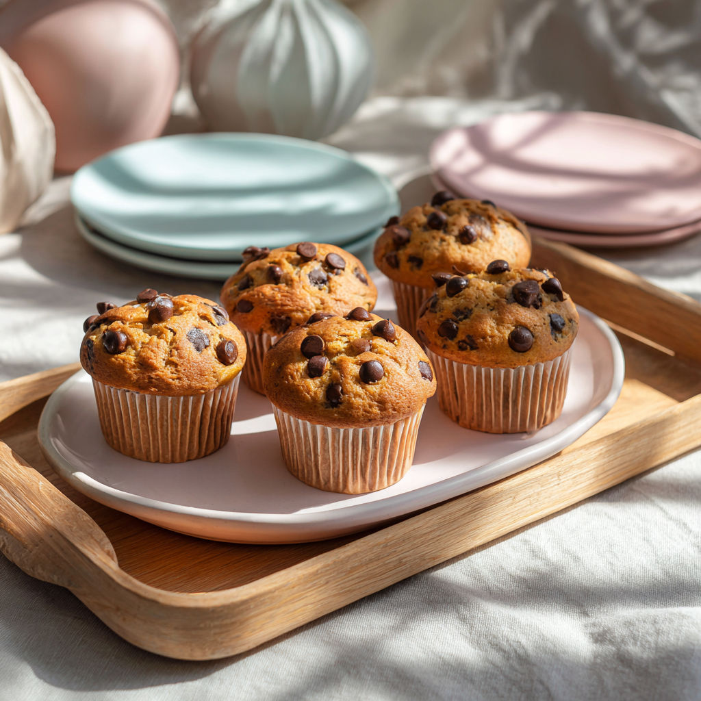 초코칩 머핀 레시피