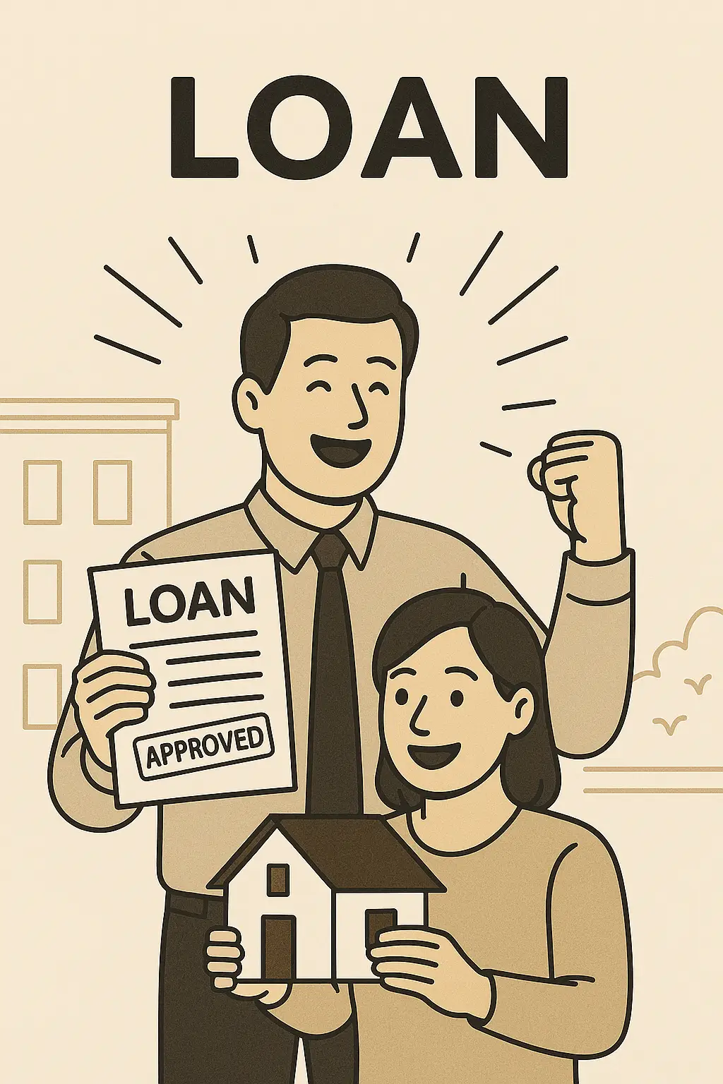 햇살론 대출 대상 및 지원 취지 요약 일러스트