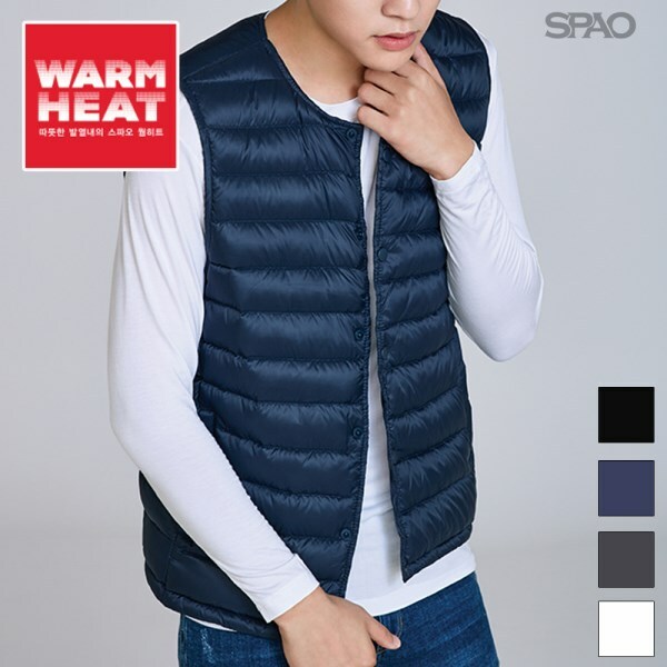 스파오 남성 크루넥 웜히트 SPXV849U00