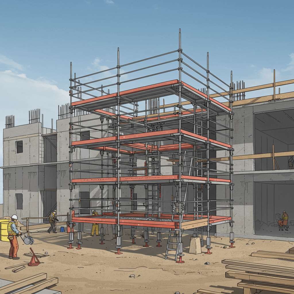 이동식틀비계 설치 기준