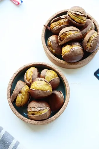 에어프라이어 밤 굽기 꿀팁 레시피_4