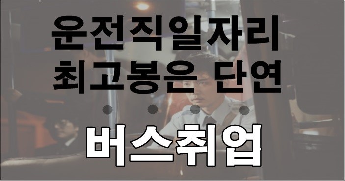 버스운전 직업