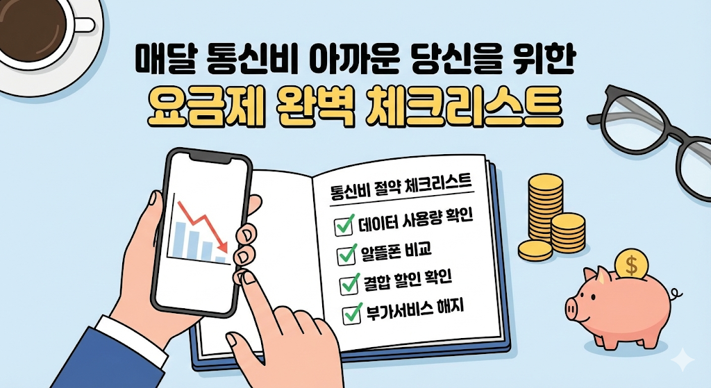 매달 통신비 아까운 당신을 위한 요금제 완벽 체크리스트
