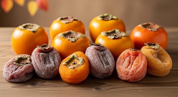 곶감 만드는 시기, 태추감, 대봉감, 반시...곶감용 감 전격 비교!