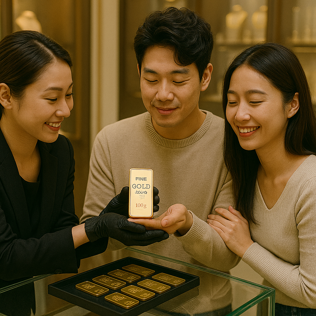 오늘의 금 가격