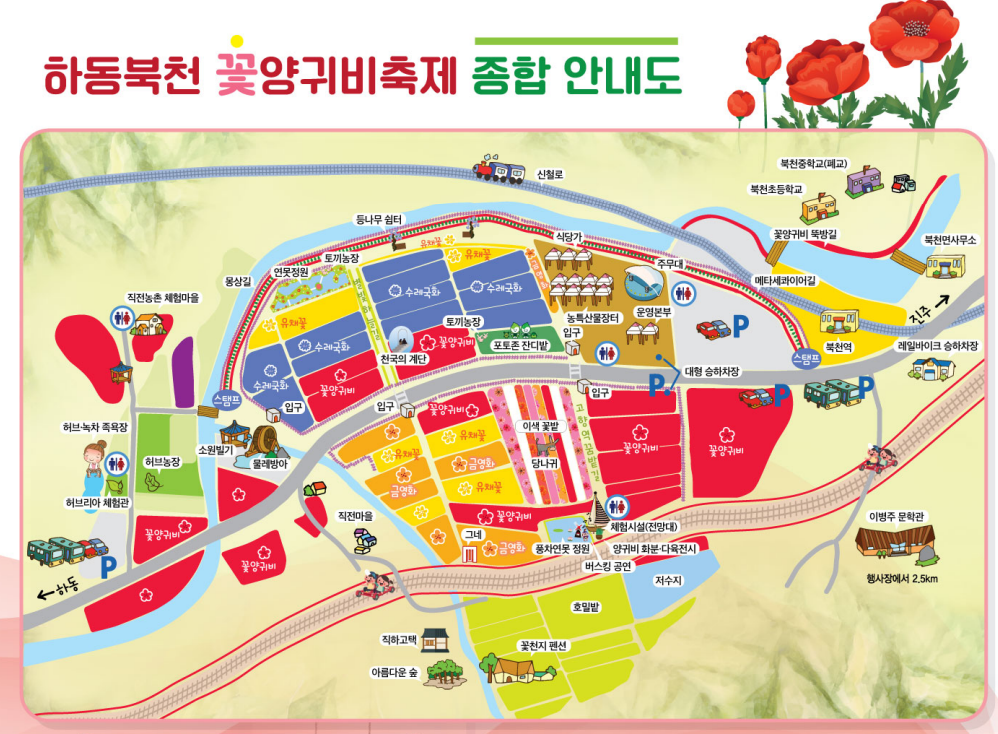 하동 양귀비 꽃 축제