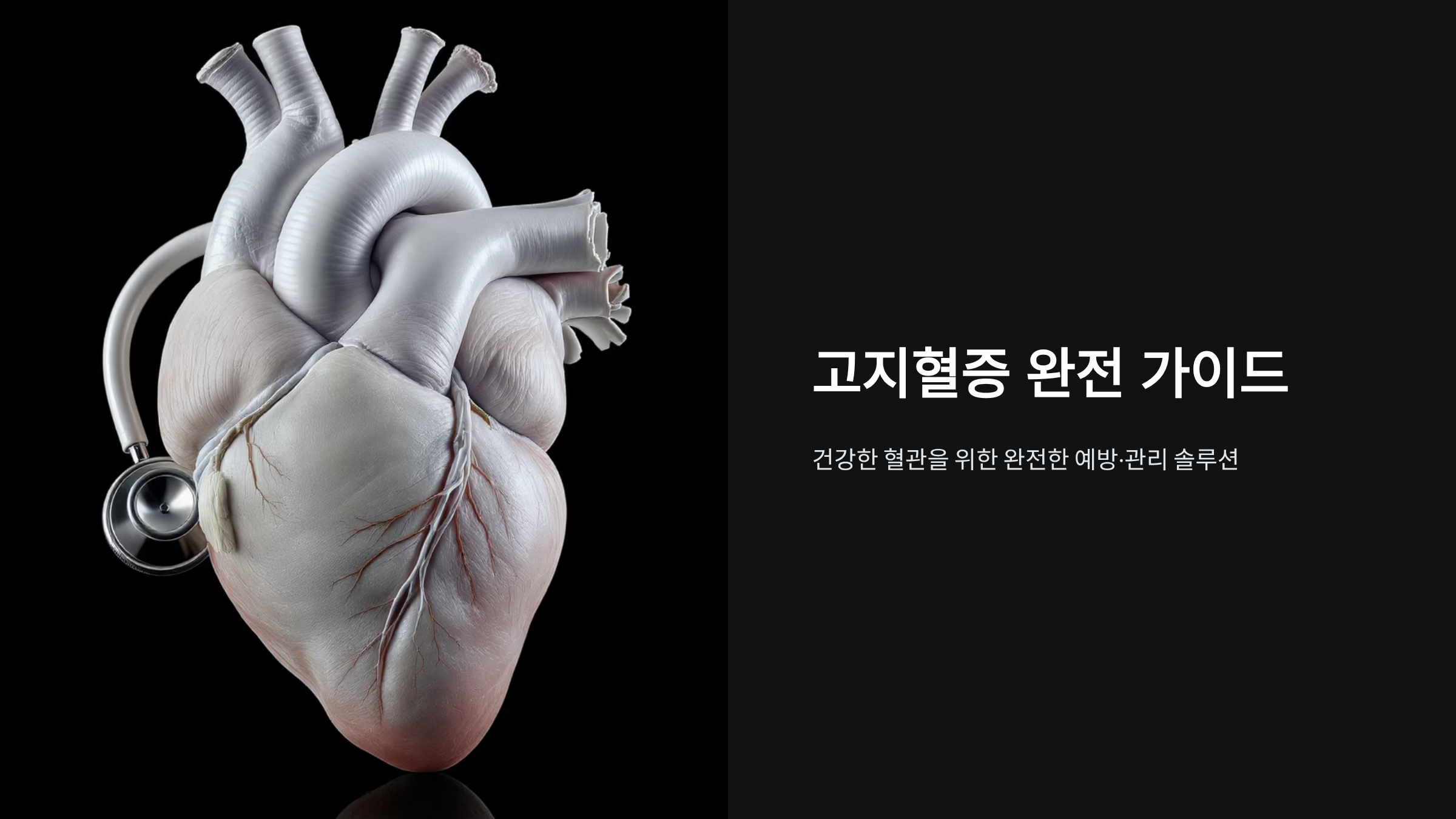 고지혈증 초기 증상 파악법과 예방 전략