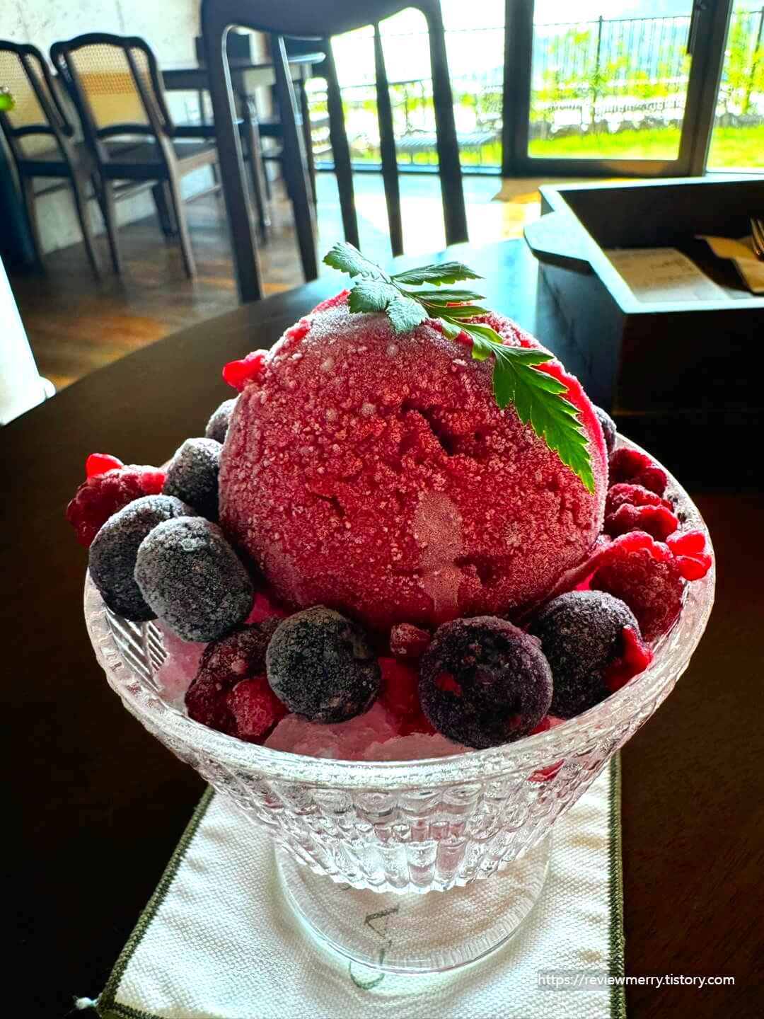 소르베 확대사진