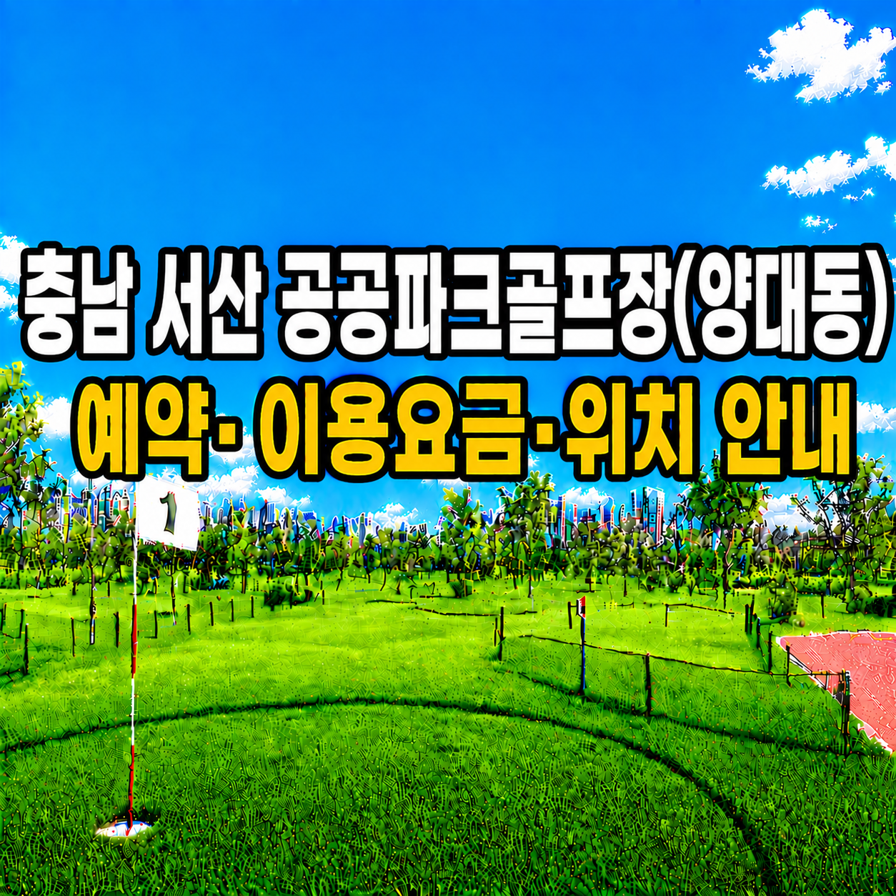 서산시 공공파크골프장(양대동) 이용 가이드 ❘ 예약방법·이용요금·운영시간 완벽 정리