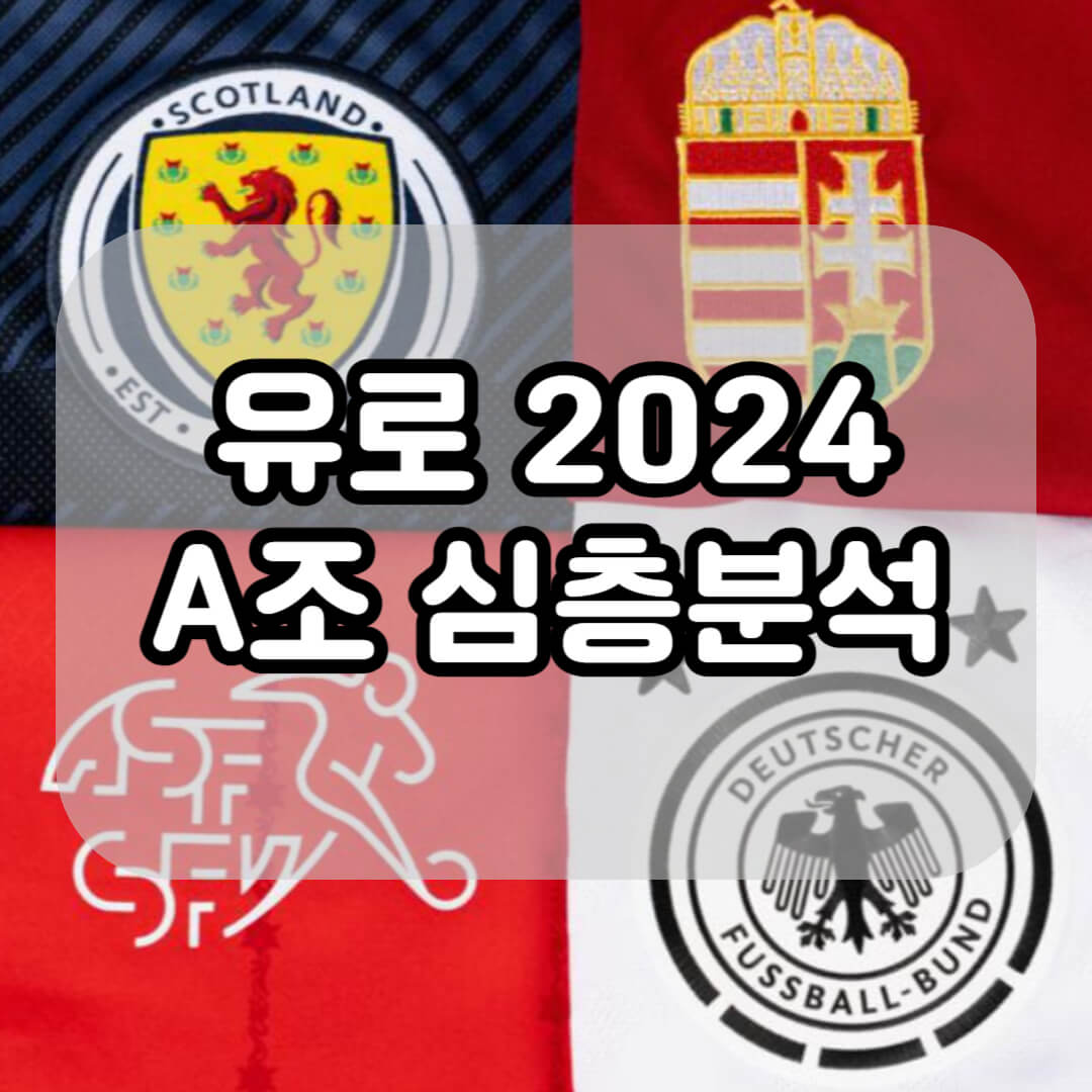 유로 2024 A조 심층분석