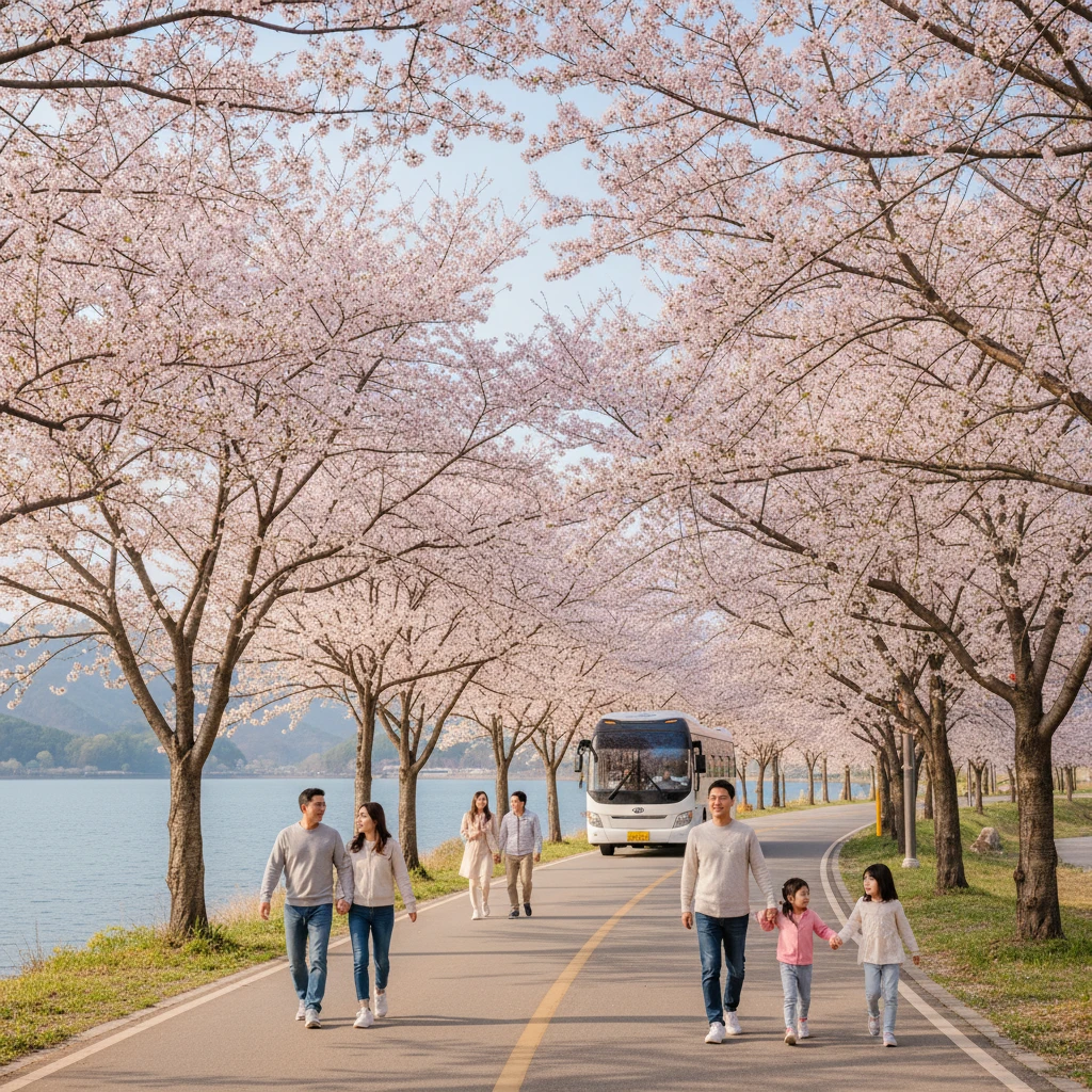 대청호 옥천 벚꽃 드라이브 코스와 인..