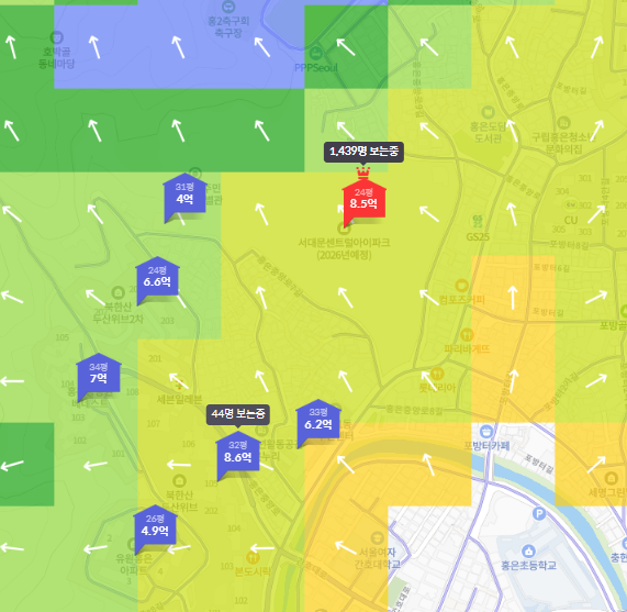 서대문센트럴아이파크-경사