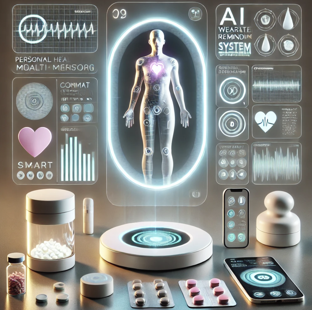 스마트헬스케어 기기를 활용한 이미지