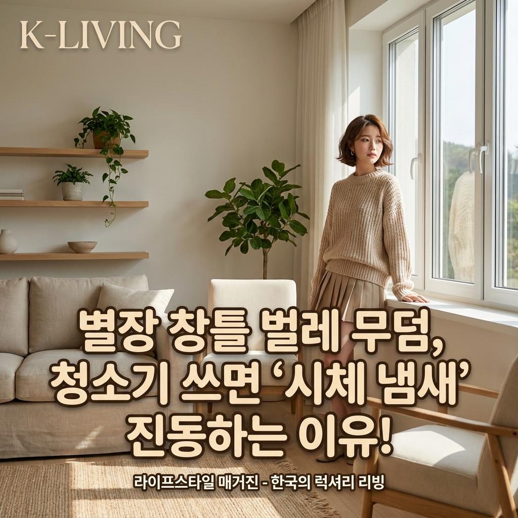 강원도 별장 창틀 벌레 사체, 청소기 돌리면 안 되는 치명적 이유와 모헤어 차단법