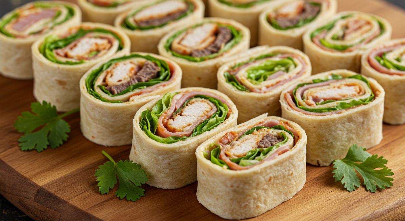 닭가슴살 또띠아롤