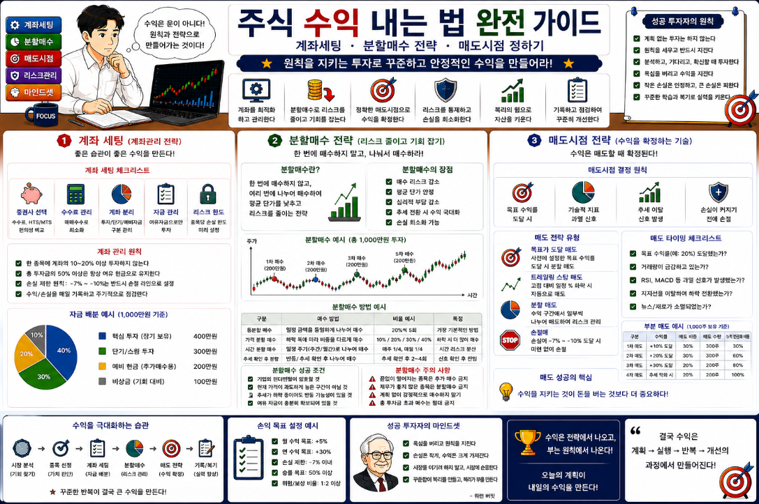 주식 수익 내는 법